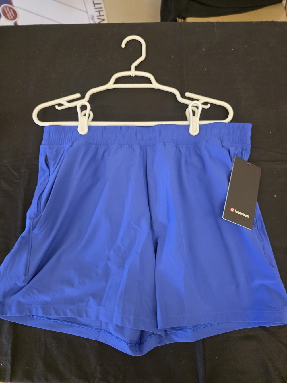 lululemon athletica Bright Blue Athletic Shorts with Elastic Waist